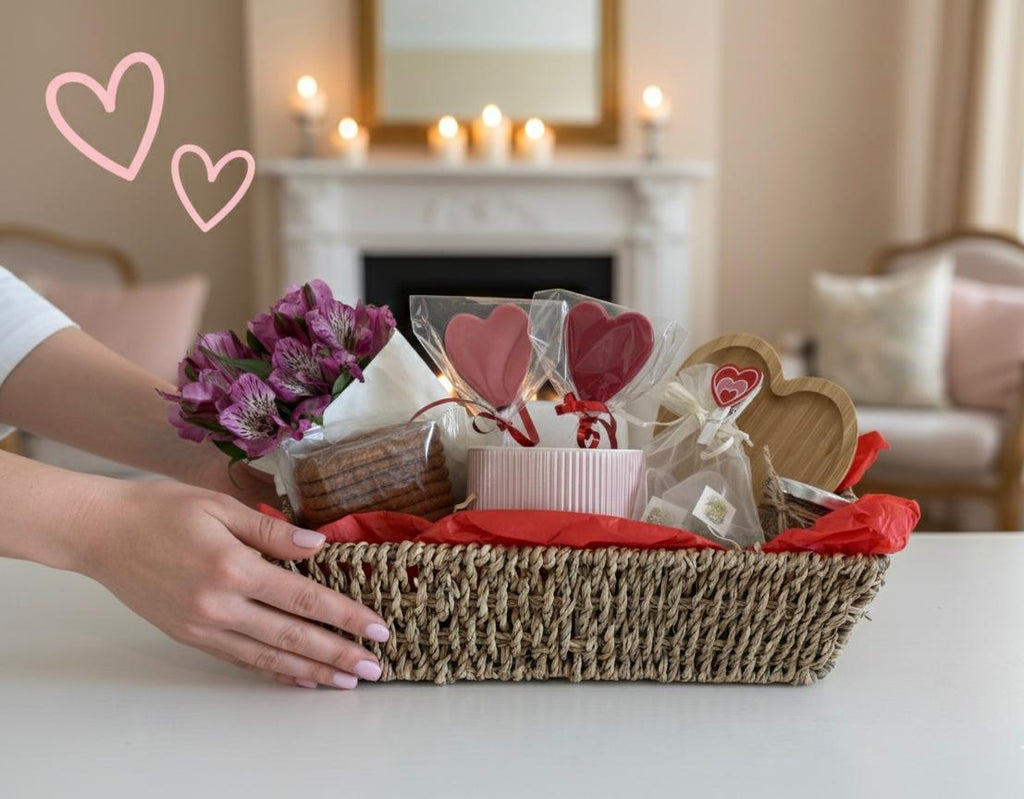 Canasta para ella del día del Amor