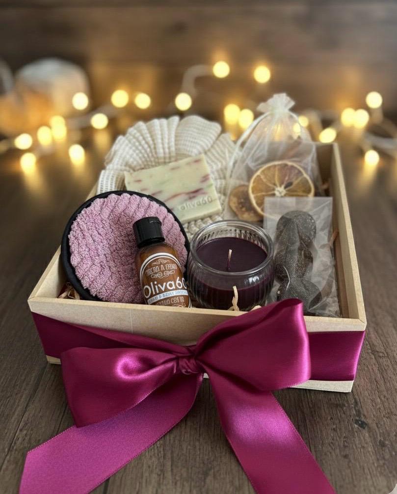 Caja navideña oliva2