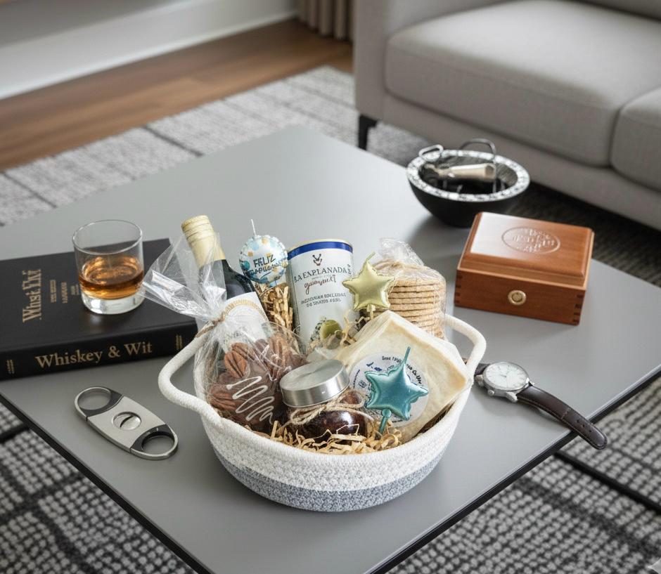 Canasta Feliz Cumpleanos para él #1